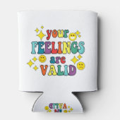 Rafraîchisseur Pour Canette Vos sentiments sont valides (Dos)