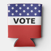 Rafraîchisseur Pour Canette Vote American Red Blebleu (Devant)