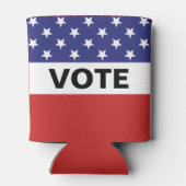 Rafraîchisseur Pour Canette Vote American Red Blebleu (Dos)