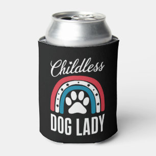 Rafraîchisseur Pour Canette Vote électoral de la dame sans enfant avec chien 2