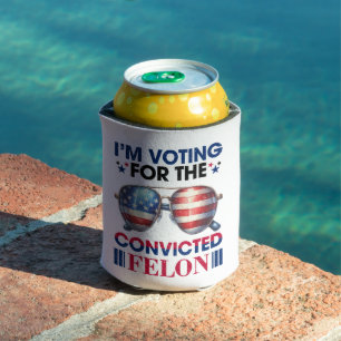 Rafraîchisseur Pour Canette Vote Pour Le Président Condamné De Felon Trump