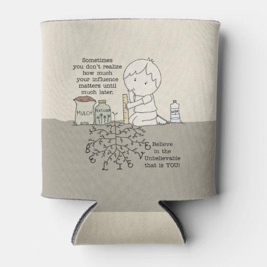 Rafraîchisseur Pour Canette Votre influence compte (Devant)