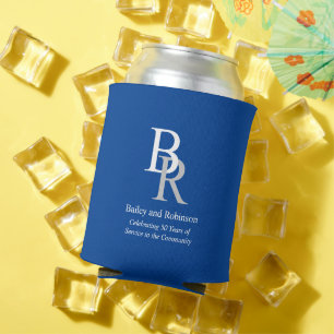 Rafraîchisseur Pour Canette Votre Logo Société Professionnel Promotionnel Bleu