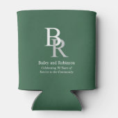 Rafraîchisseur Pour Canette Votre Logo Société Professionnelle Promotion Vert (Dos)