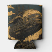 Rafraîchisseur Pour Canette Voyage dans le temps : Steampunk Airship (Dos)