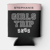 Rafraîchisseur Pour Canette Voyage de filles 2022 Week-end de vacances pour fi (Devant)