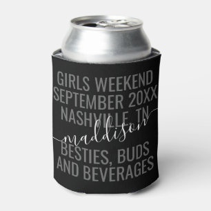 Rafraîchisseur Pour Canette Voyage de fin de semaine pour filles personnalisée