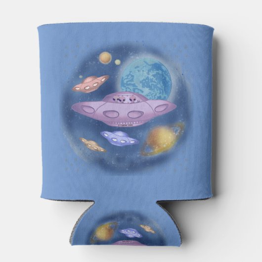 Rafraîchisseur Pour Canette Voyage en navette spatiale peut refroidir (Dos)