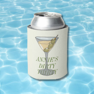 Rafraîchisseur Pour Canette Vraiment trente martini 30e aquarelle peut refroid