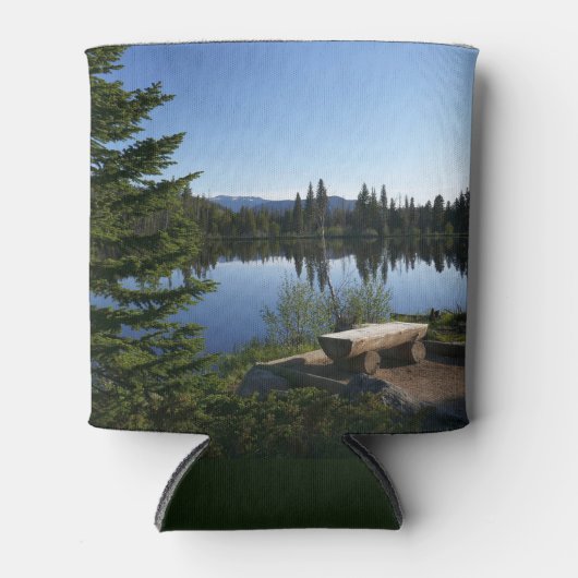 Rafraîchisseur Pour Canette Vue sur le lac Sprague (Devant)