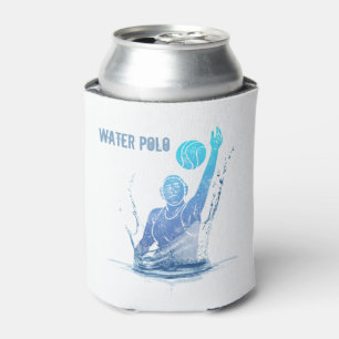 Rafraîchisseur Pour Canette Water-Polo Athlète de Sport Vintage Avec Balle