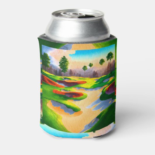 Rafraîchisseur Pour Canette Watercolor Golf Course Utopia (Can Dos)