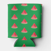Rafraîchisseur Pour Canette Watermelon fruit aquarelle Alimentation Motif trop (Devant)
