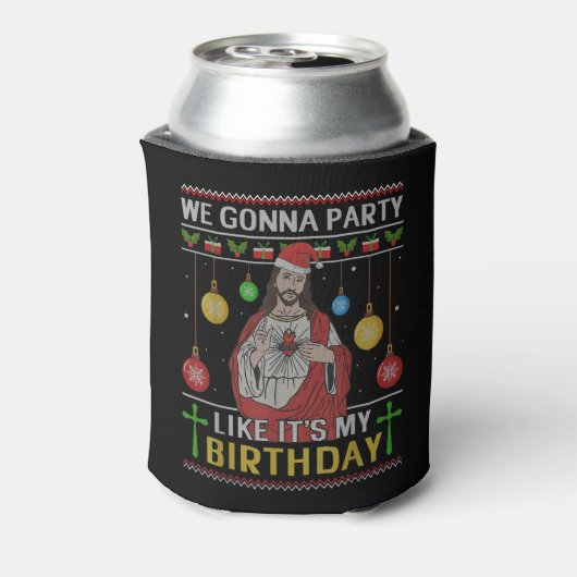 Rafraîchisseur Pour Canette We Gonna Party Like It's My Birthday Jesus Sweater (Can Dos)