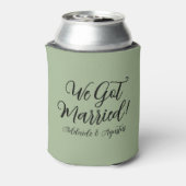 Rafraîchisseur Pour Canette We Got Married Green Cooler (Can Dos)