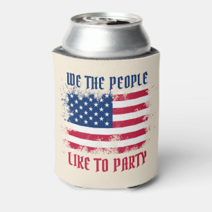 Rafraîchisseur Pour Canette We people Funny Distressed USA Drapeau Juillet 4