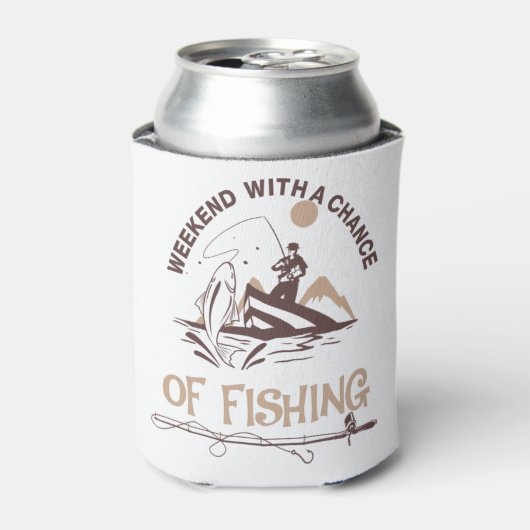 Rafraîchisseur Pour Canette Week-end avec une chance de pêche (Can devant)