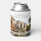 Rafraîchisseur Pour Canette Week-end d'anniversaire aquarelle à San Antonio (Can Dos)