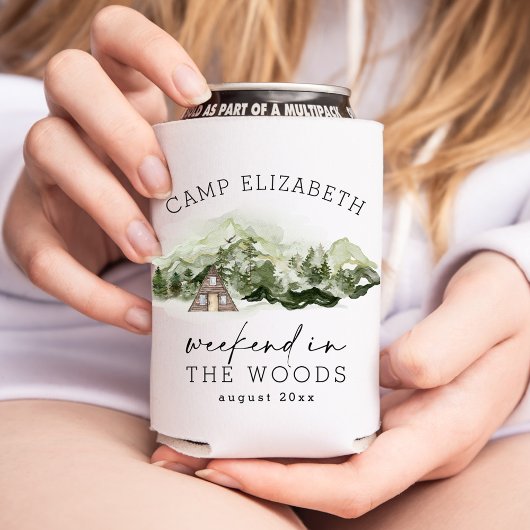 Rafraîchisseur Pour Canette Week-end dans le camping de Bachelorette en forêt