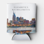 Rafraîchisseur Pour Canette Week-end de Bachelorette Aquarelle sur la ligne d' (Devant)