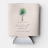 Rafraîchisseur Pour Canette Week-end de Bachelorette Palm Tree (Devant)