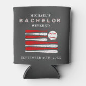 Rafraîchisseur Pour Canette Week-end de baseball de Can Cooler personnalisé (Devant)