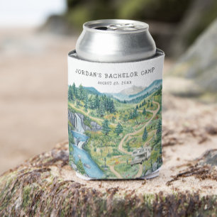 Rafraîchisseur Pour Canette Week-end de célibataire camping personnalisé