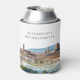 Rafraîchisseur Pour Canette Week-end de célibataire en aquarelle sur la skylin