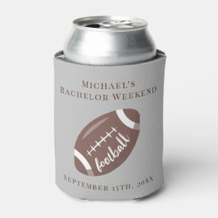 Rafraîchisseur Pour Canette Week-end de football de bachelor Can Cooler person