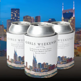 Rafraîchisseur Pour Canette Week-end entre filles avec vue sur Nashville en aq
