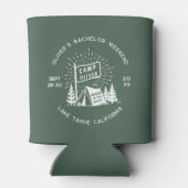 Rafraîchisseur Pour Canette Week-end rétro de l'enterrement de vie de garçon d (Dos)