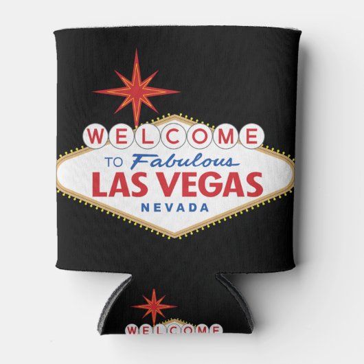 Rafraîchisseur Pour Canette Welcome to Fabulous Las Vegas, Neigée (Devant)