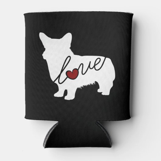 Rafraîchisseur Pour Canette Welsh Corgi Love (Devant)