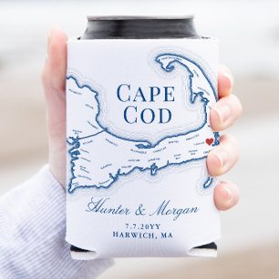 Rafraîchisseur Pour Canette Wequassett Resort Cape Cod Carte Mariage Faveur