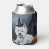 Rafraîchisseur Pour Canette West Highland White Terrier Citrouille Halloween (Can devant)