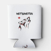 Rafraîchisseur Pour Canette Wet'suwet'en Howling Wolf Haida Style Tatouage cou (Dos)