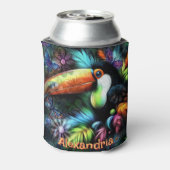 Rafraîchisseur Pour Canette Whimsical Abstract Toucan Bird Personalized (Can Dos)