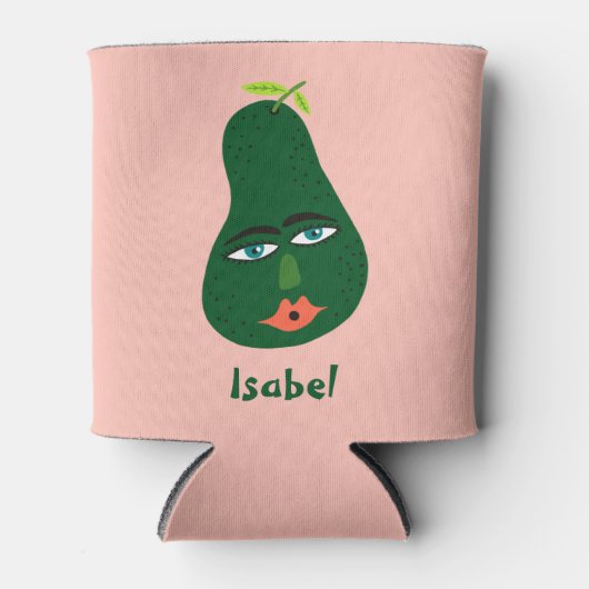Rafraîchisseur Pour Canette Whimsical Avocado PERSONNALISER IT (Devant)
