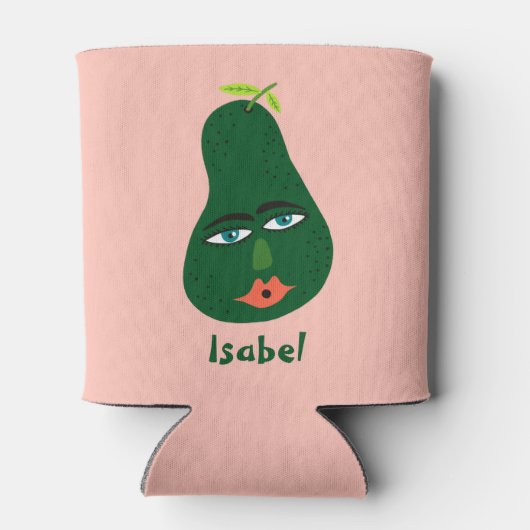 Rafraîchisseur Pour Canette Whimsical Avocado PERSONNALISER IT (Dos)
