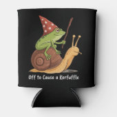 Rafraîchisseur Pour Canette Whimsical Frog Wizard Off to Cause A Kerfuffle  (Devant)