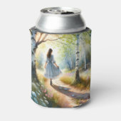 Rafraîchisseur Pour Canette Whimsical Girl Dancing Through Birch Forest (Can Dos)