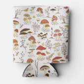 Rafraîchisseur Pour Canette Whimsical Woodland Champhrooms Motif (Devant)