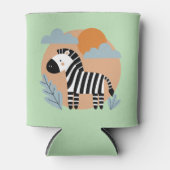 Rafraîchisseur Pour Canette Whimsical Zebra Scandinave Influencée (Devant)