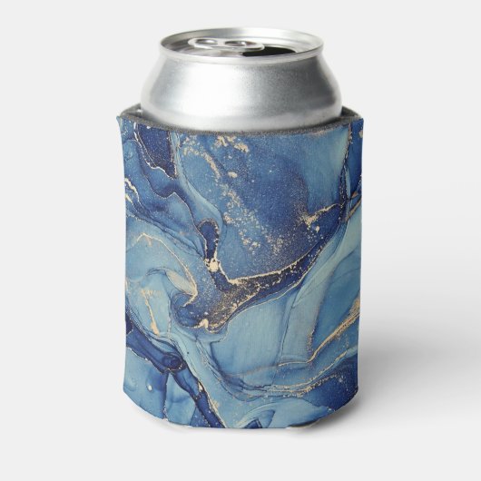 Rafraîchisseur Pour Canette Whisk me away Blue Marble Monogrammed | (Can Dos)