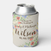 Rafraîchisseur Pour Canette Wildflower Wedding Huggie (Can devant)