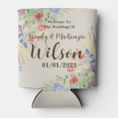 Rafraîchisseur Pour Canette Wildflower Wedding Huggie (Devant)
