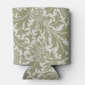 Rafraîchisseur Pour Canette William Morris Thistle Sage Green Motif (Dos)