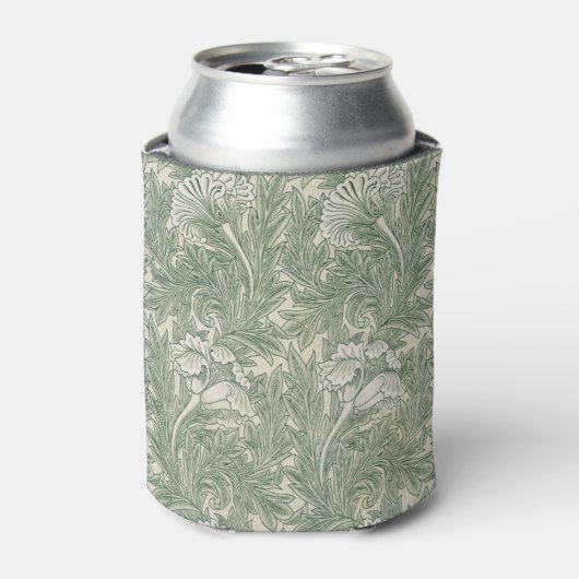 Rafraîchisseur Pour Canette william morris tulip papier peint textile vert (Can devant)