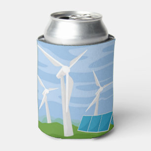 Rafraîchisseur Pour Canette Windmills et cellules solaires