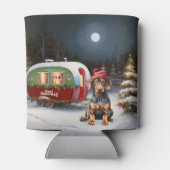 Rafraîchisseur Pour Canette Winter Doberman Caravan Christmas Adventure (Dos)